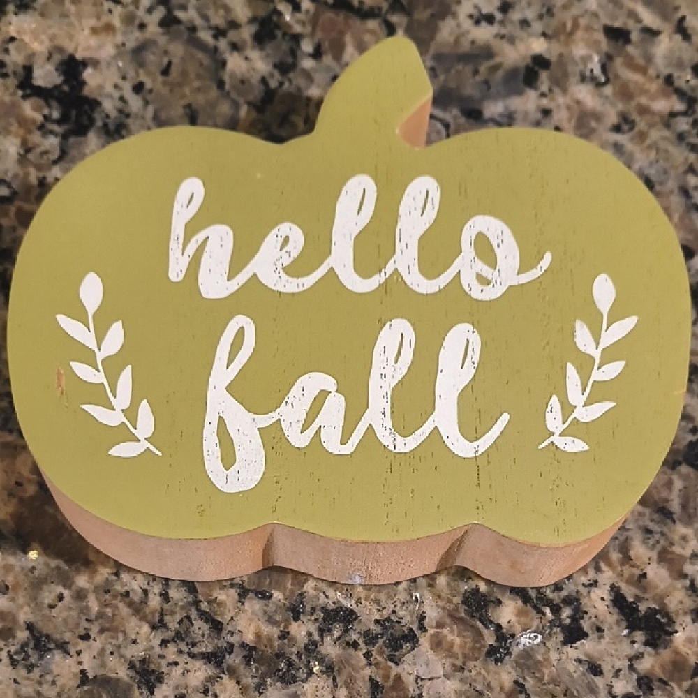 Hobby Lobby Tan Wooden Pumpkin